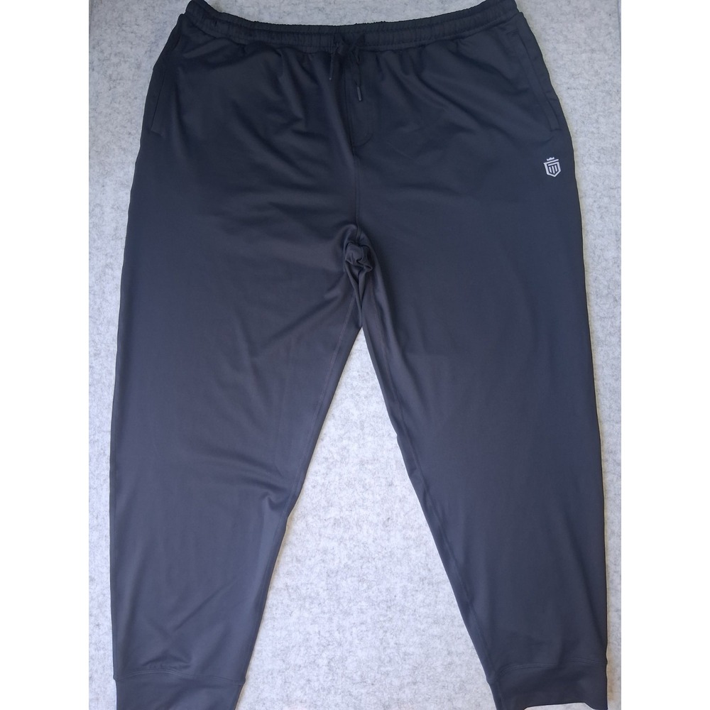 Greatness Wins Joggers XXXL Mens Black Performance Athletic Stretch